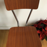 Brown formica chairs