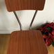Chaises formica marron