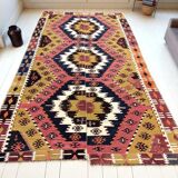 Oversize Handwoven Kilim Rug