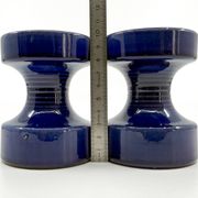 2 bougeoirs en céramique Steuler • Design Cari Zalloni • Circa 60-70