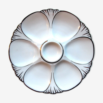 Charles Ahrenfeldt LINGo Oyster Plate: 6 silver shells