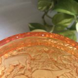 “Biches” crystal vase by Lalique – Amber