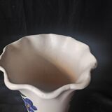 Unique Grand vase Anémones / poet laval / col 20 cm / Col forme tulipe