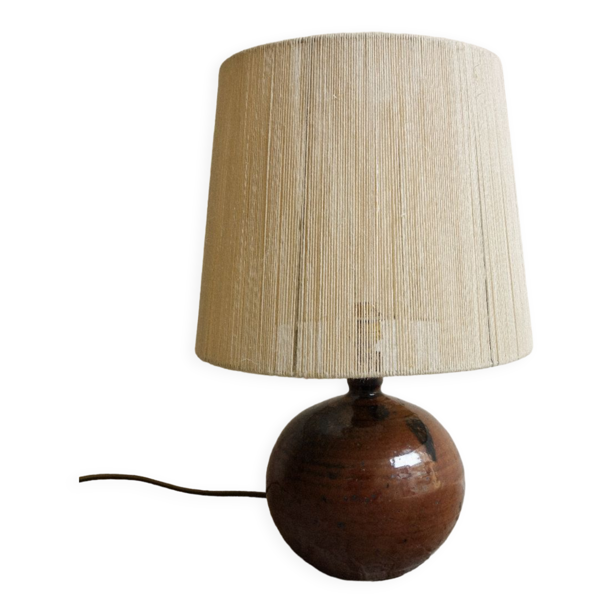 Glazed ceramic lamp base, 1960s