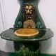 Glazed terracotta fountain from Vietri di Salerno, Italy, 1990s.