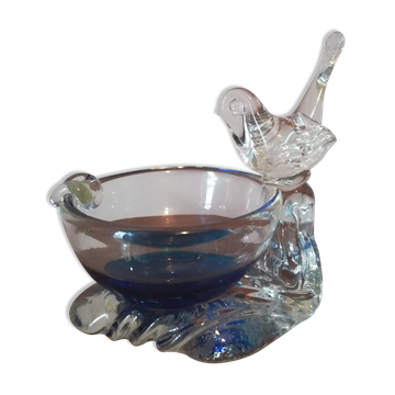 Cendrier en verre de Murano