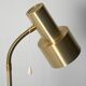 Scandinavian Golden Floor Lamp, 60s