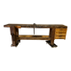 Old vintage wooden workbench