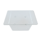 Table basse plexiglas et verre vintage
