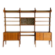 Freestanding storage unit in teak Ergo, Vintage Scandinavian 1960s