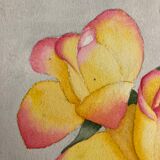 Watercolor with vintage roses