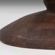 Large African Tree Trunk Bowl in Oak, 1950s