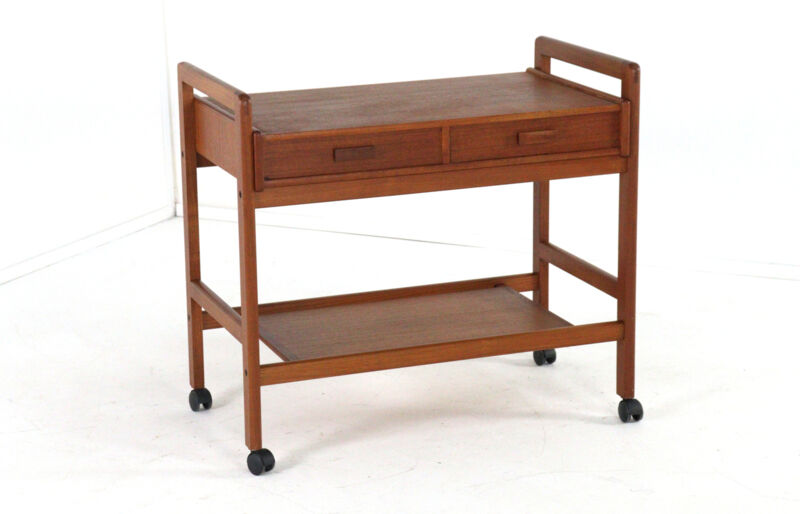 Danish trolley with two drawers - 'Favrholt' - danish design in teak