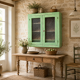 Vintage wall-mounted cabinet