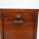 Midcentury Free Standing Roller Working Desk, Table, Czechoslovakia, the 1960s