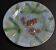 Cherry barbotine plate Salins les Bains 20th century