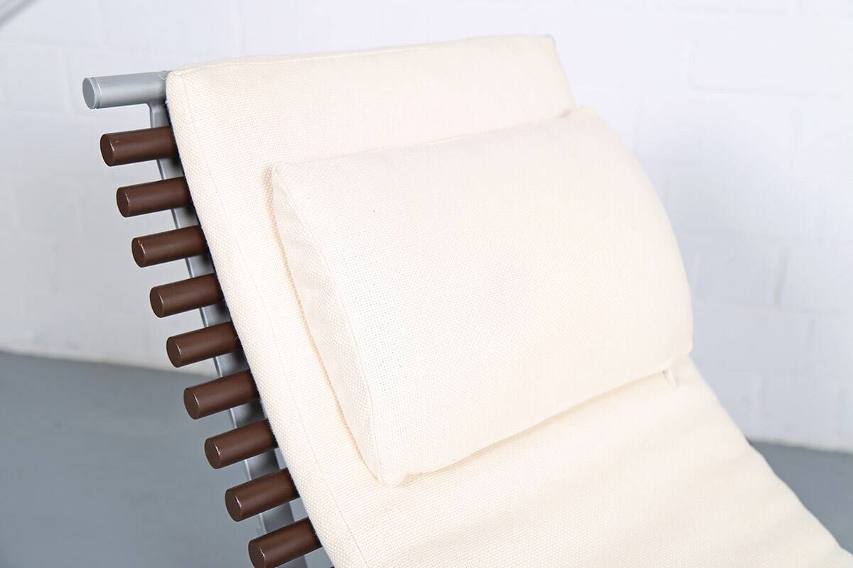 German Spine Back Lounge Chair Chaiselongue by Peter Strassl 70s