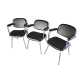 Lot de fauteuils Vog années 70