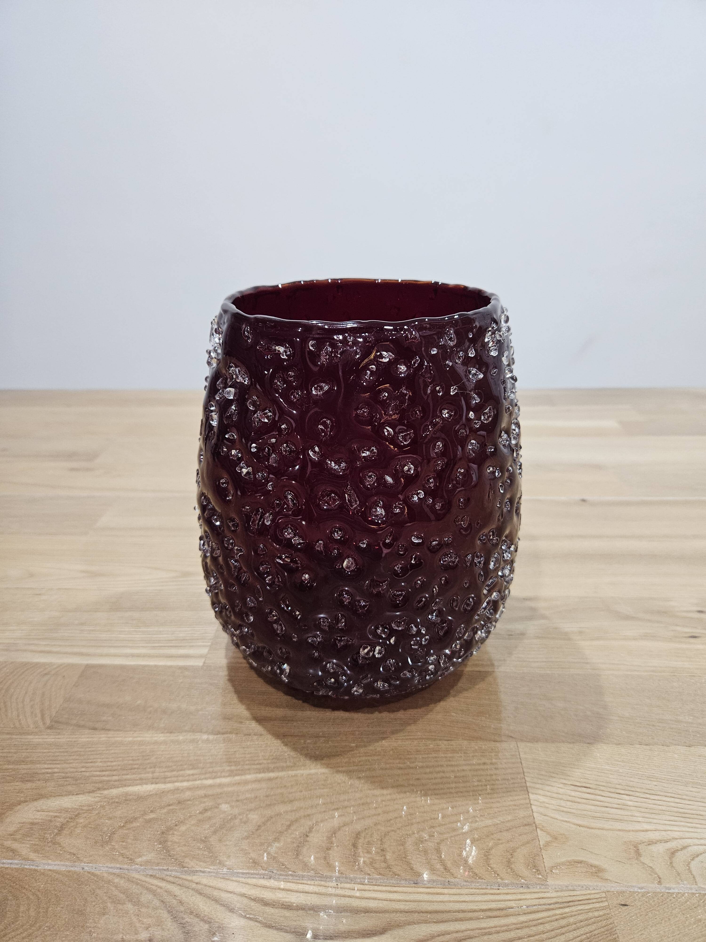 Exclusive Villeroy & Boch Lantern/Candle Holder "ICE" – Ruby Red