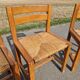 Set of 4 elm chairs from the Regain house.