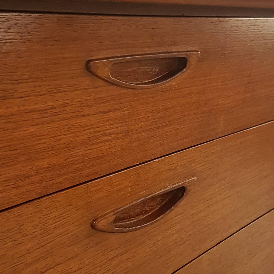 Scandinavian sideboard designer Henry Walter Klein 1960