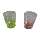 2 vintage liqueur glasses - Ouraline-