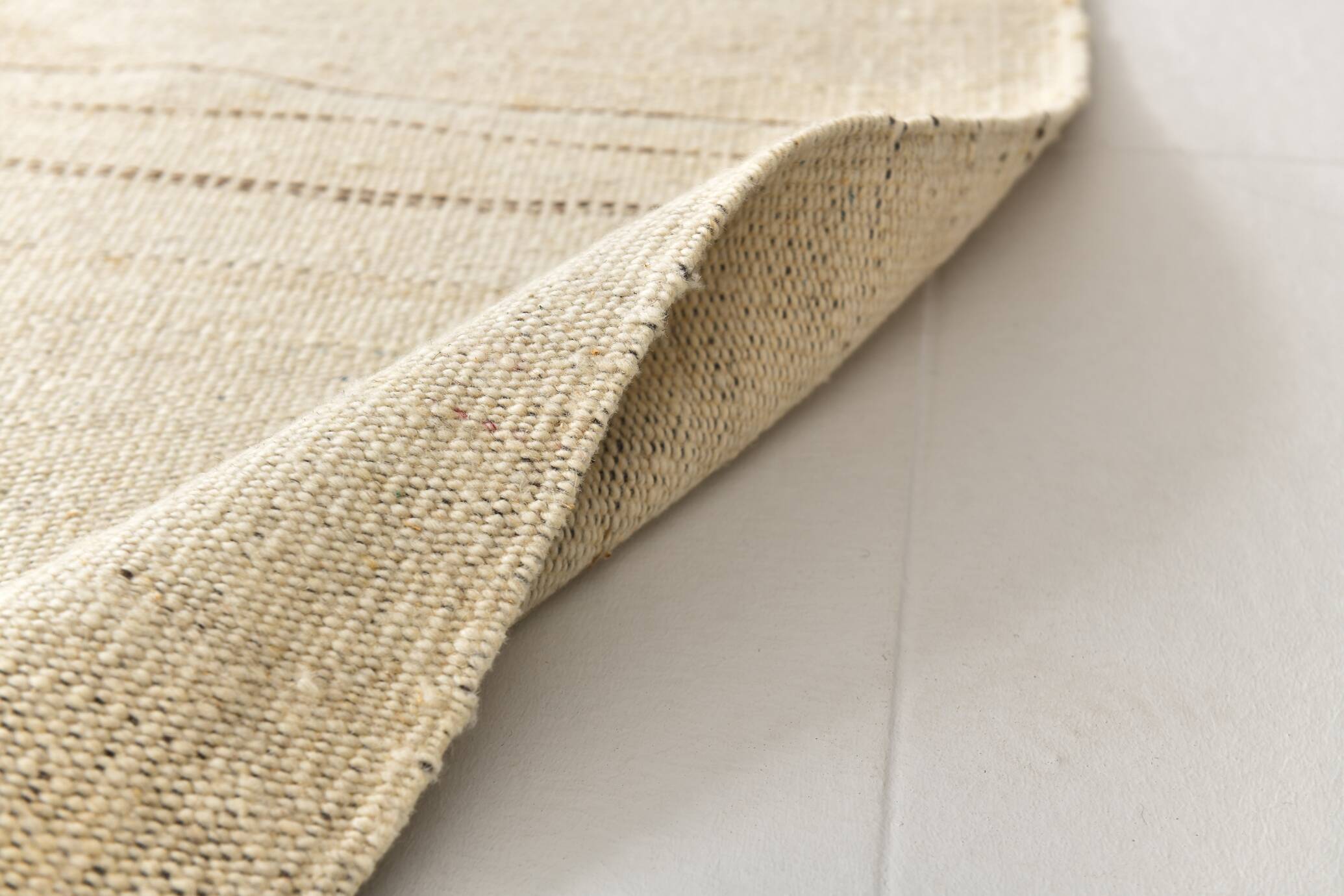 9x11 Brown & Cream Kilim Rug, 262x338Cm