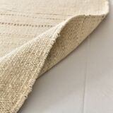 9x11 Brown & Cream Kilim Rug, 262x338Cm