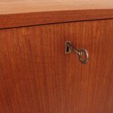 Vintage Danish teak secretary, Tibergaard by Gunnar Nielssen