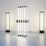 Pair of Duetto neon floor lamps, Zerbetto Italia, 1980s