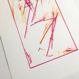 Abstract composition painting