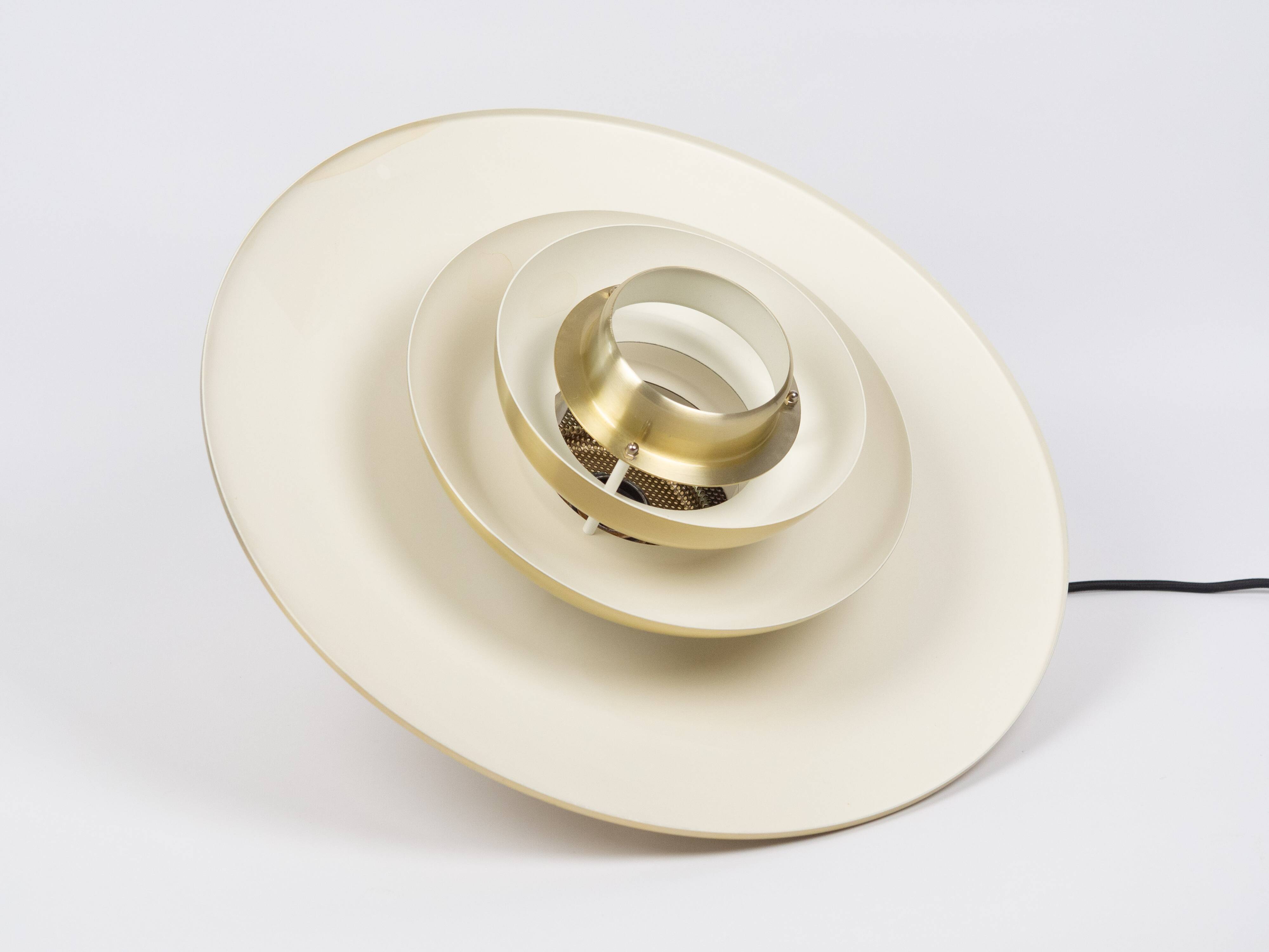 Danish vintage pendant lamp Verona by Kurt Wiborg, Jeka, 1980s