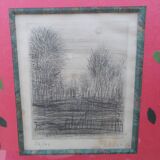 Signed lithograph of Carzou numbered