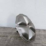 Plat présentoir en inox 1970