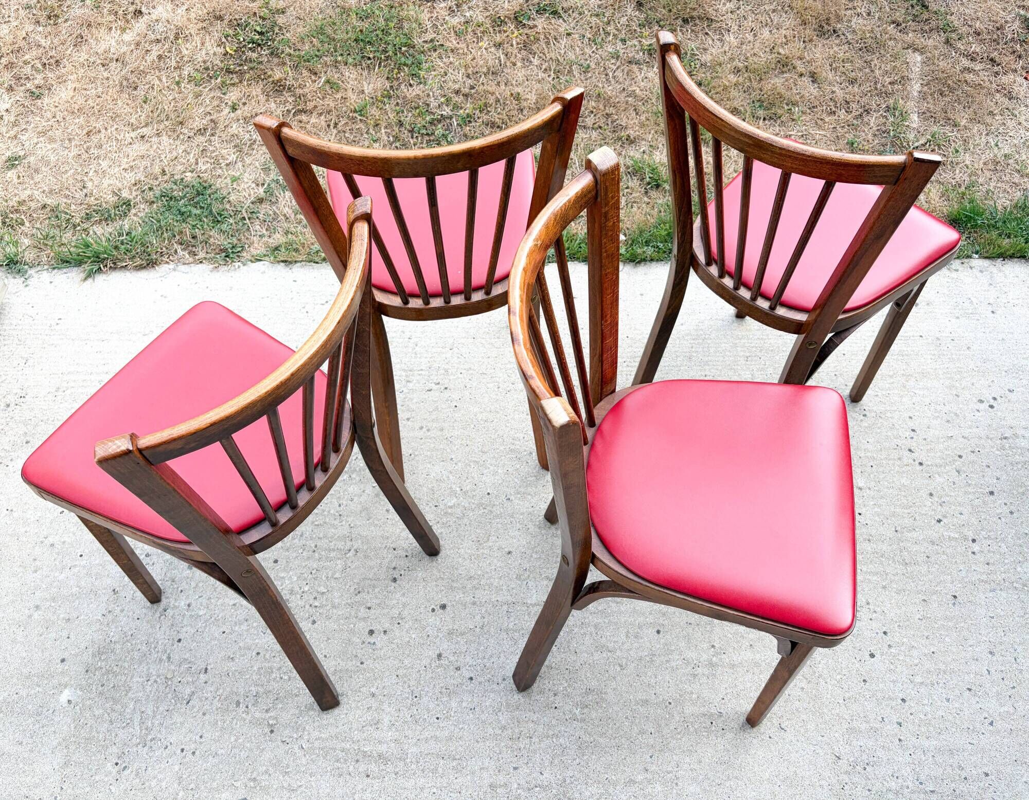 Set of 4 Baumann bistro chairs
