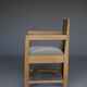 Oak Dutch Art Deco Armchair by Cor Alons for Winterkamp & van Putten