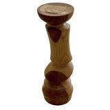 Wooden candle holder