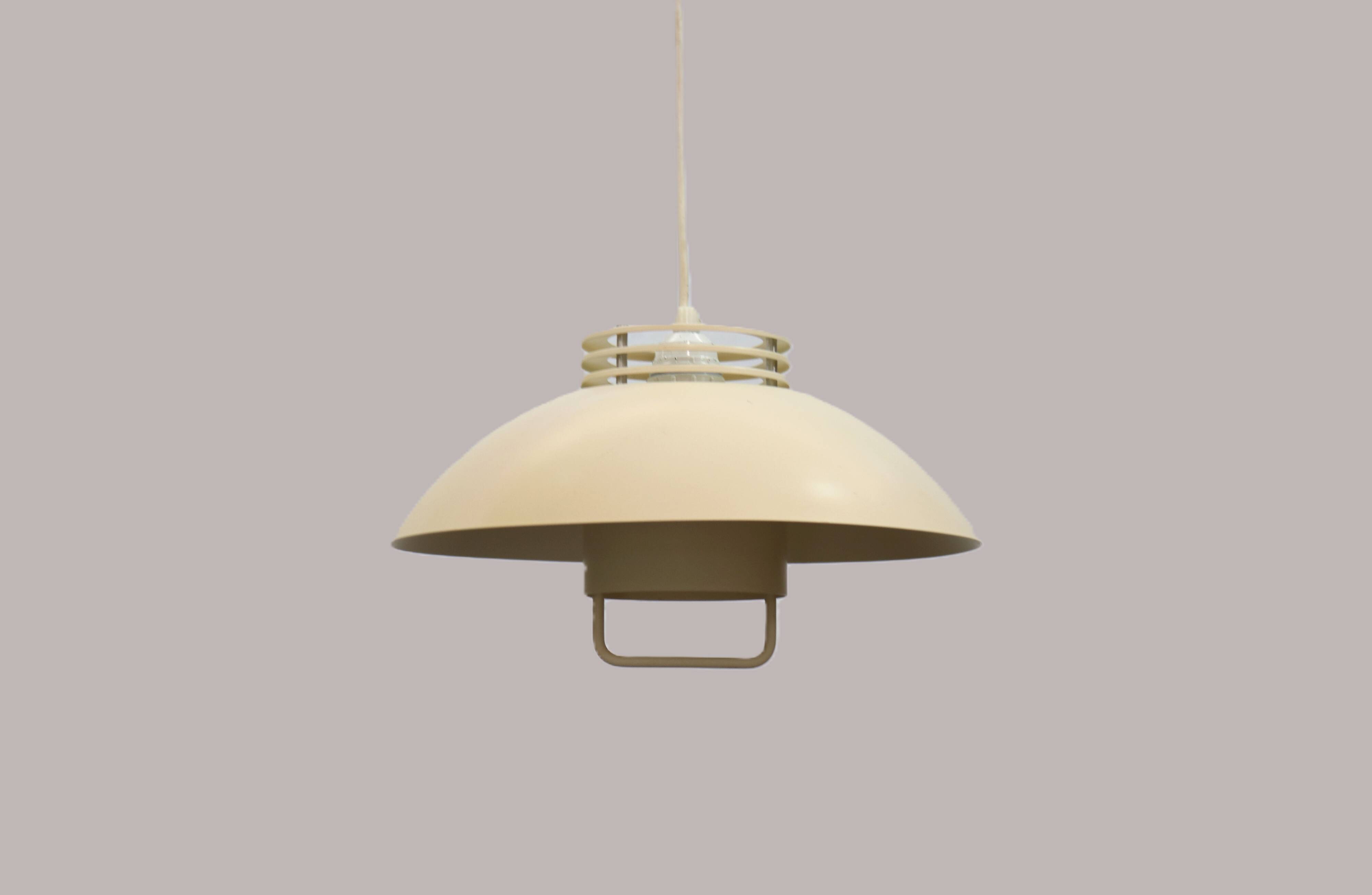 Danish Design Lamp *** Lyfa  *** beige white color *** Denmark 1970