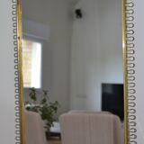 Large golden mirror