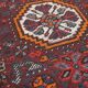 Vintage oriental rug including dark purple 118x82cm