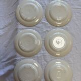 English dessert plates