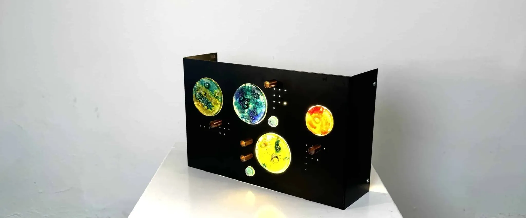 C-1701 Collage Wall Lamp By Willem Van Oyen For Raak Amsterdam, The Netherlands 1960S