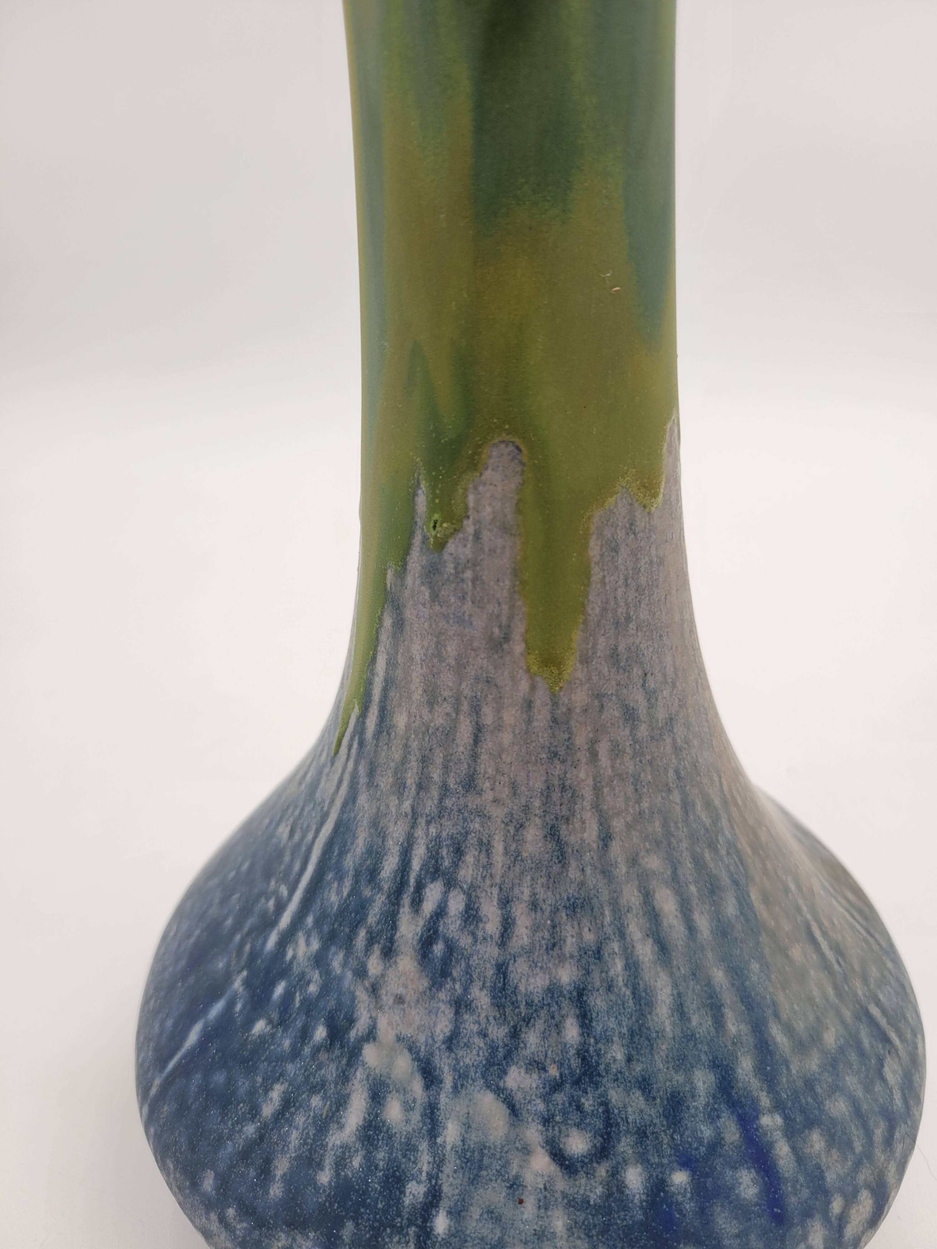 Art Deco stoneware vase Gilbert Metenier