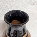 Vintage glazed stoneware vase