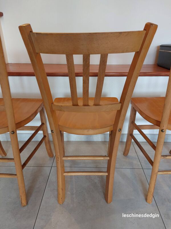 4 chaises bistrot Luterma