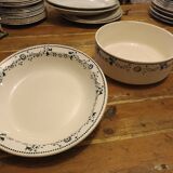 Plat et saladier terre de fer