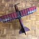 Avion biplan en bois 1950