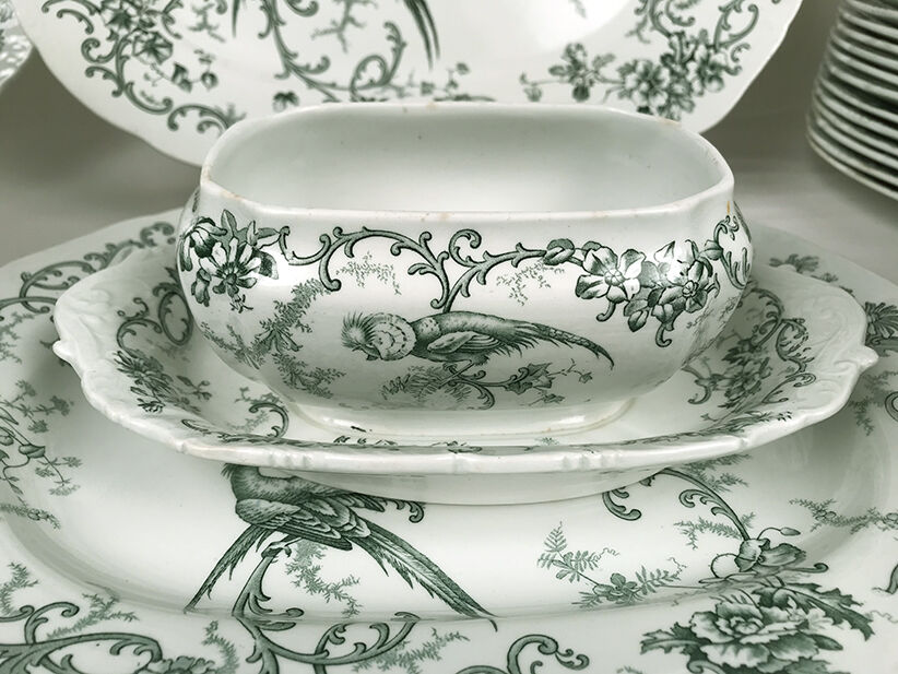 Cauldon England porcelain service