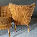 Pair of cocktail armchairs