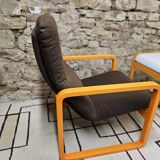 Set of Wilkhahn bentwood armchairs and tables, vintage 1980s